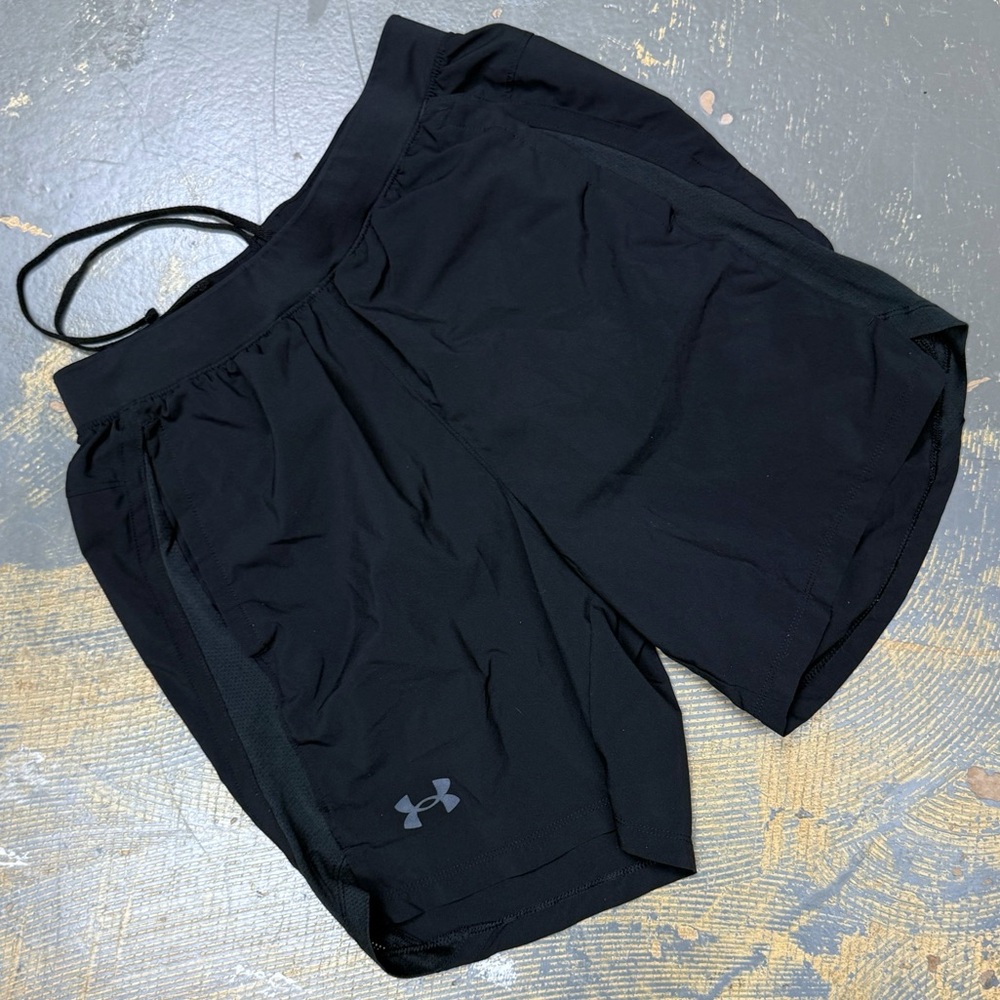 Under Armor Running Training Fitness Shorts Medium Black